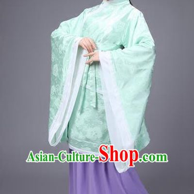 Traditional Ancient Chinese Imperial Consort Fairy Costume Curve Bottom, Elegant Hanfu Clothing Chinese Han Dynasty Imperial Concubine Embroidered Dress for Women