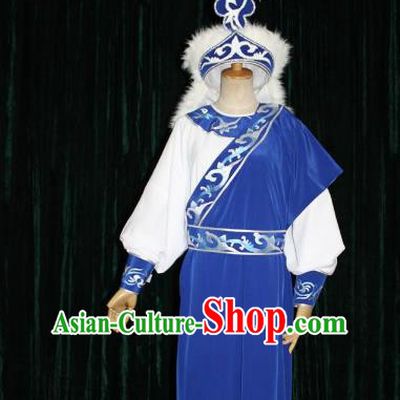 Top Grade Professional Beijing Opera Niche Costume Prince Embroidered Robe and Hat, Traditional Ancient Chinese Peking Opera Embroidery Clothing