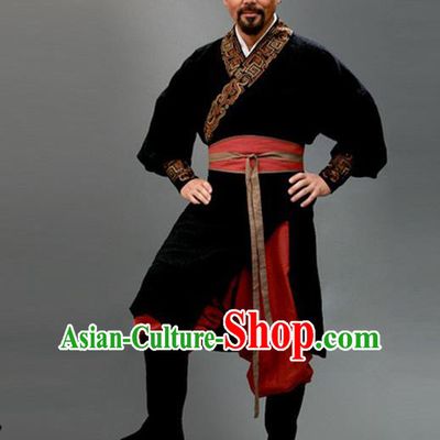 Traditional Chinese Ancient Kawaler Costume, Elegant Hanfu Clothing Chinese Ancient Song Dynasty Swordsman Clothing