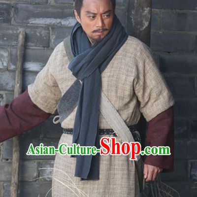 Traditional Chinese Ancient Kawaler Costume, Elegant Hanfu Clothing Chinese Ancient Song Dynasty Swordsman Clothing