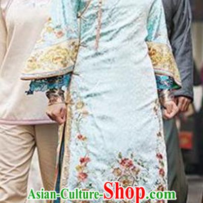 Traditional Chinese Qing Dynasty Young Mistress Costume, Elegant Hanfu Clothing Chinese Ancient Republic of China Young Dowager Embroidery Xiuhe Suit Clothing