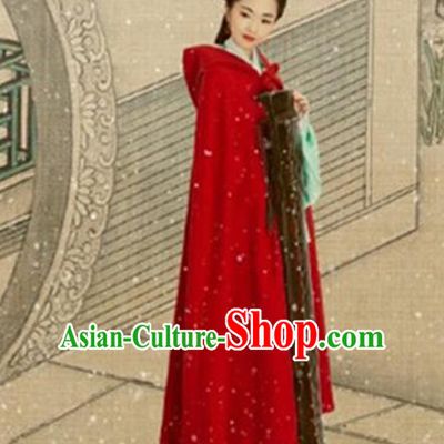 Traditional Chinese Hanfu Han Dynasty Costume Princess Cloak, Elegant Hanfu Clothing Chinese Ancient Palace Lady Mantle