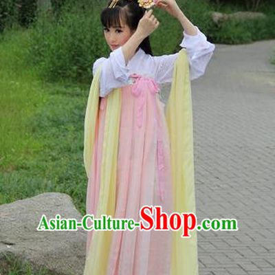 Traditional Chinese Tang Dynasty Palace Lady Costume, Elegant Hanfu Clothing Chinese Ancient Fairy Princess Dress Clothing for Women