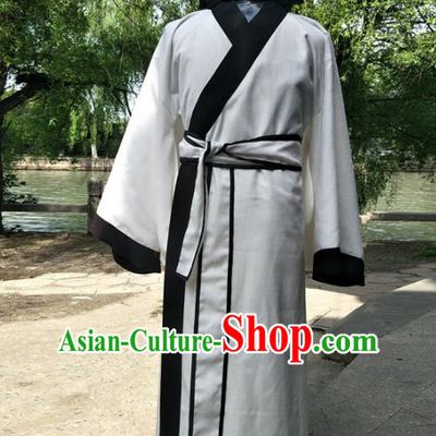 Traditional Chinese Ancient Scholar Costume, Chinese Han Dynasty Xiucai Hanfu Clothing for Men