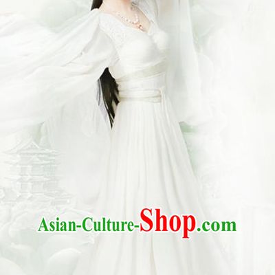 Traditional Ancient Chinese Apsaras Dance Costume, Elegant Hanfu Clothing Chinese Ming Dynasty Palace Lady Fairy Clothing for Women