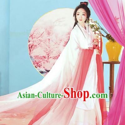 Traditional Ancient Chinese Princess Costume, Elegant Hanfu Clothing Chinese Tang Dynasty Fairy Dress Clothing for Women