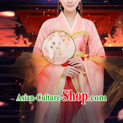 Traditional Ancient Chinese Princess Costume Imperial Consort Dress, Elegant Hanfu Clothing Chinese Tang Dynasty Nobility Lady Clothing for Women