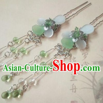 Traditional Chinese Ancient Classical Handmade Palace Princess Hairpin Hair Accessories, Hanfu Tassel Hair Stick Hair Fascinators Hairpins for Women