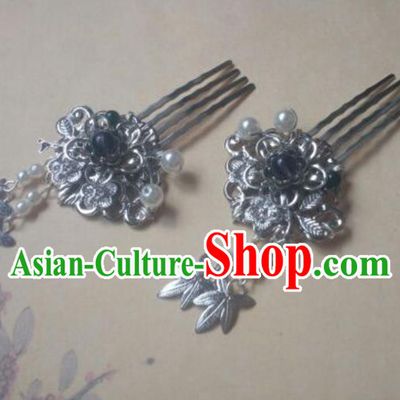 Traditional Handmade Chinese Ancient Classical Palace Lady Hair Accessories Hanfu Hair Comb, Hair Fascinators Hairpins for Women