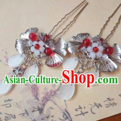 Traditional Handmade Chinese Ancient Classical Hanfu Hair Accessories Side Hairpin, Princess Hairpins Hair Comb Headwear for Women