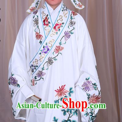 Ancient Chinese Opera Butterfly Love Liang Shanbo Clothing and Hat Complete Set
