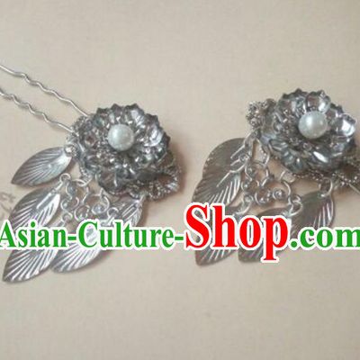 Traditional Handmade Chinese Ancient Classical Hanfu Hair Accessories Tassel Step Shake, Princess Palace Lady Hairpins Hair Stick for Women
