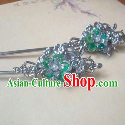 Traditional Handmade Chinese Ancient Classical Hanfu Hair Accessories Hairpins, Princess Headpiece Palace Lady Hair Stick for Women