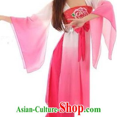Traditional Ancient Chinese Tang Dynasty Palace Flying Dance Costume, Elegant Hanfu Clothing Chinese Princess Dunhuang Flying Apsaras Embroidered Clothing for Women