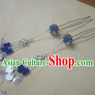 Traditional Handmade Chinese Ancient Classical Hanfu Hair Accessories Palace Lady Tassel Step Shake, Princess Headpiece Hairpins Hair Fascinators for Women