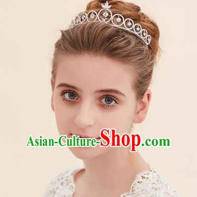 Top Grade Handmade Classical Hair Accessories Baroque Style Princess Crystal Royal Crown Hair Clasp Headwear for Women