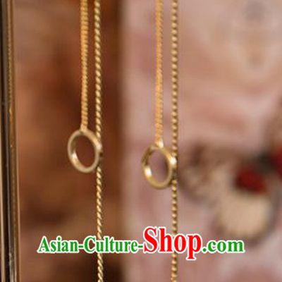 Top Grade Handmade Classical Jewelry Accessories Eardrop Baroque Style Princess White Beads Earrings Headwear for Women