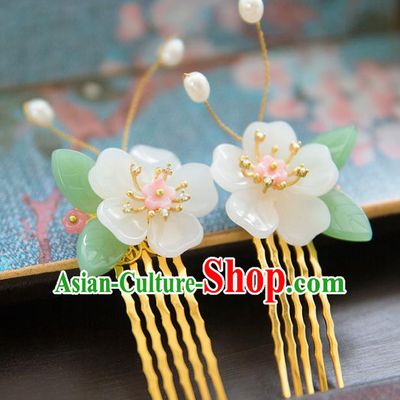 Chinese Handmade Classical Hair Accessories Hanfu Hair Comb, China Xiuhe Suit Hairpins Wedding Headwear for Women