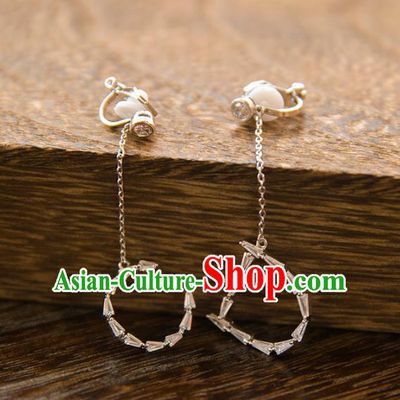 Top Grade Handmade Classical Jewelry Accessories Crystal Tassel Earrings for Women