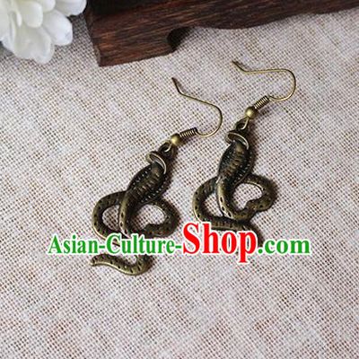 Chinese Handmade Classical Accessories Hanfu Earrings, China Xiuhe Suit Tassel Eardrop for Women