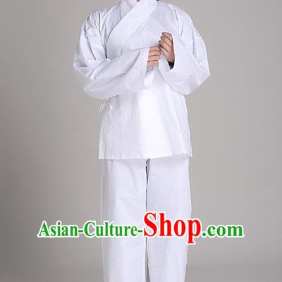 Traditional Chinese Hanfu Costumes Ancient Han Dynasty Princess Pajamas Blouse and Pants Complete Set