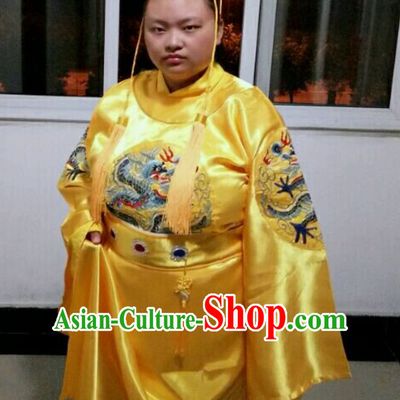 Ancient Chinese Tang Dynasty Emperor Costumes Complete Set for Men