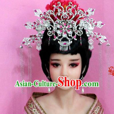 Traditional Handmade Chinese Hair Accessories Palace Lady Hair Comb Complete Set, Royal Empress Hair Jewellery Hairpins for Women