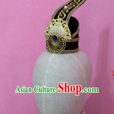Traditional Handmade Chinese Hair Accessories Prince Headwear, China Han Dynasty Hairdo Crown Tuinga for Men
