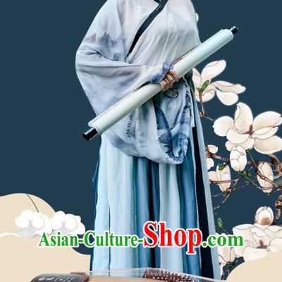 Traditional Chinese Ancient Palace Lady Costume, Asian China Jin Dynasty Princess Embroidered Clothing for Women