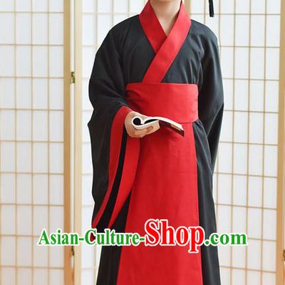 Traditional Chinese Ancient Hanfu Children Costume, Asian China Han Dynasty Scholar Clothing for Kids