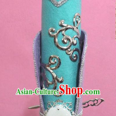 Traditional Handmade Chinese Hair Accessories Swordsman Headwear, China Jin Dynasty Hairdo Crown Tuinga for Men