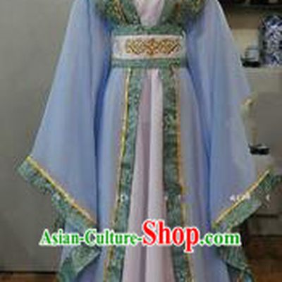 Asian China Ancient Tang Dynasty Palace Lady Costume, Traditional Chinese Hanfu Princess Embroidered Dress Clothing for Women