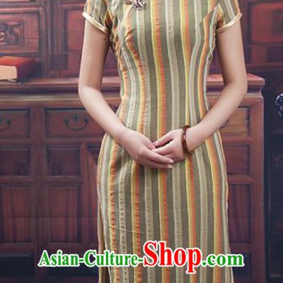 Traditional Ancient Chinese Republic of China Cheongsam Costume, Asian Chinese Chirpaur Clothing for Women