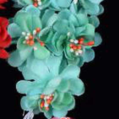 Traditional Beijing Opera Diva Hair Accessories Green Silk Wisteria villosa Rehder Hairpins, Ancient Chinese Peking Opera Setp Shake Hua Tan Hair Stick Headwear