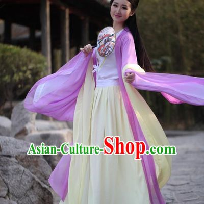 Traditional Ancient Chinese Nobility Lady Embroidered Costume Cardigan and Slip Skirt, Elegant Hanfu Chinese Tang Dynasty Princess Dress Clothing