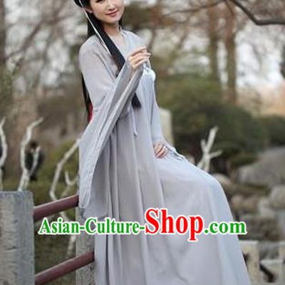 Traditional Ancient Chinese Palace Princess Embroidered Costume Fairy Slip Skirt, Elegant Hanfu Chinese Tang Dynasty Young Lady Dress Clothing