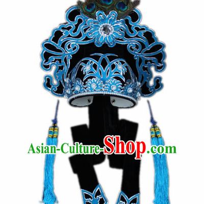 Traditional China Beijing Opera Scholar Hats, Chinese Peking Opera Niche Headwear