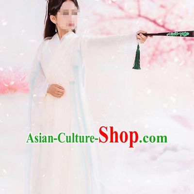Traditional Chinese Ancient Fairy Costume, China Han Dynasty Palace Lady Hanfu Embroidered Trailing Dress for for Kids