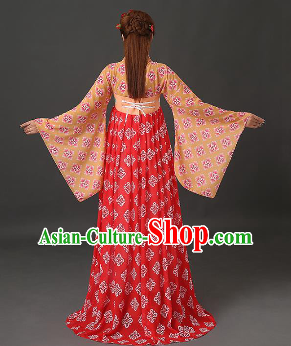 Traditional Ancient Chinese Costume Chinese Style Wedding Dress Ancient Tang Dynasty hanfu princess Clothing