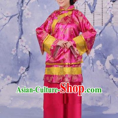 Traditional Chinese Republic of China Nobility Fairlady Costume, China Ancient Pink Xiuhe Suit Embroidered Clothing for Women