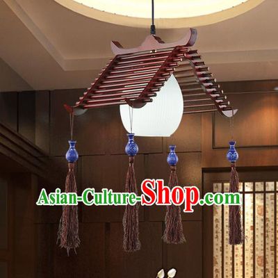 Traditional Chinese Handmade Wood Palace Lantern China Ceiling Palace Lamp