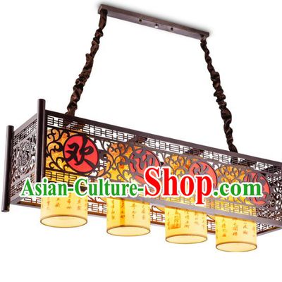 Traditional Chinese Handmade Wood Lantern Palace Lantern China Ceiling Palace Lamp