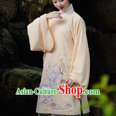 Traditional Chinese Ming Dynasty Nobility Lady Costume, China Ancient Palace Princess Embroidered Clothing for Women