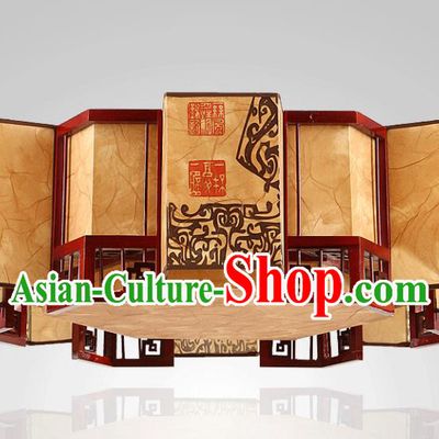 Traditional Chinese Handmade Wood Lantern Classical Palace Lantern China Ceiling Palace Lamp