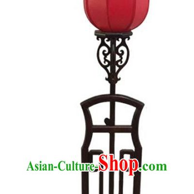 Traditional Chinese Handmade Red Sheepskin Lantern Classical Palace Lantern China Floor Palace Lamp