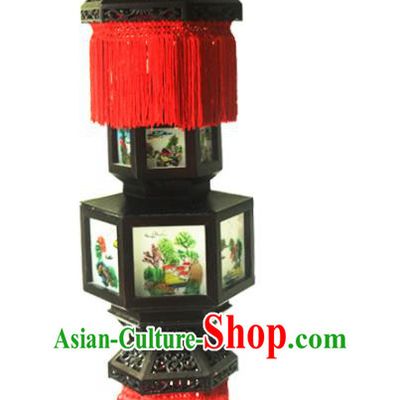 Traditional Chinese Handmade Lantern Classical Dragons Palace Lantern China Ceiling Palace Lamp