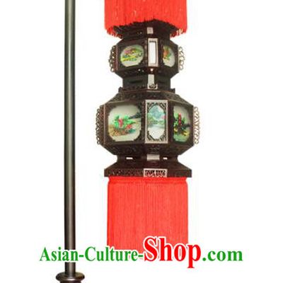 Traditional Chinese Handmade Lantern Classical Dragons Palace Lantern China Floor Palace Lamp