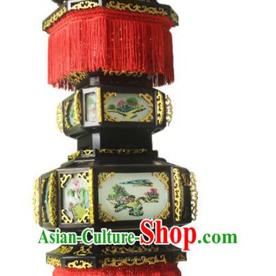 Traditional Chinese Handmade Ceiling  Lantern Classical Dragons Palace Lantern China Palace Lamp