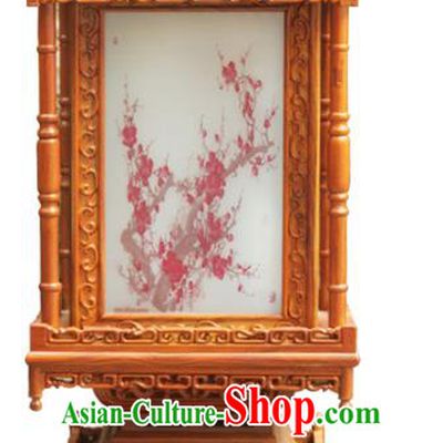 Traditional Chinese Handmade Printing Plum Blossom Orchid Bamboo Chrysanthemum Ceiling Lantern Classical Palace Lantern China Palace Lamp