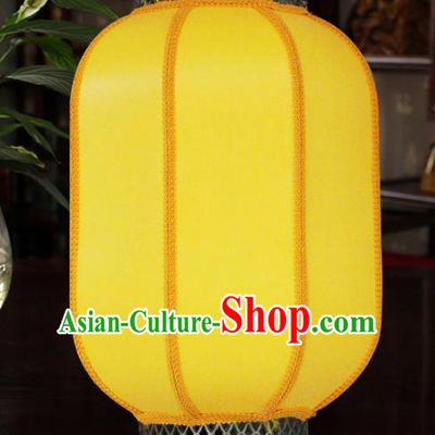 Traditional Chinese Handmade Yellow Sheepskin Ceiling Lantern Classical Wax Gourd Palace Lantern China Palace Lamp